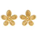 Bloom Crush Studs — Studio view