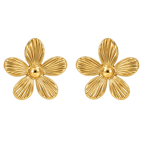 Bloom Crush Studs — Studio view