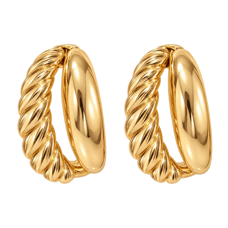Double Twist Hoops