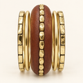 Earth Stud Bangle Stack — Studio view
