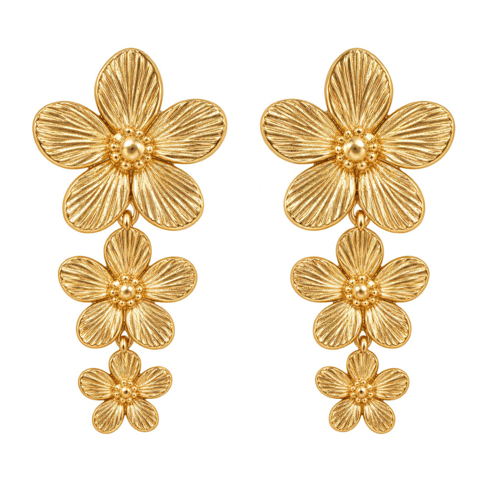 Flower Cascade Earrings
