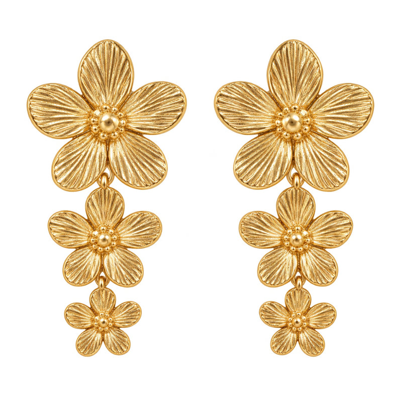 Flower Cascade Earrings