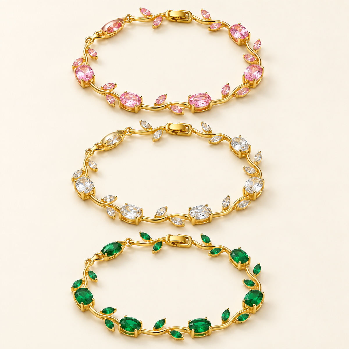 Garden Vine Bracelet — Studio view