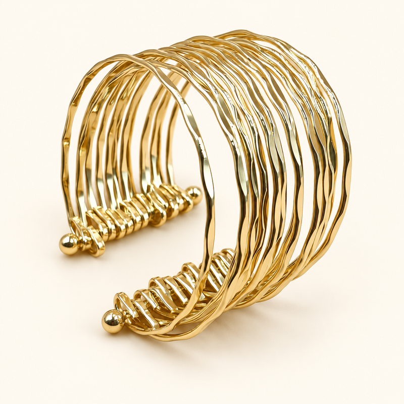 Golden Waves Cuff