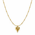 Heart Orbit Necklace — Studio view