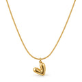 Heart Twist Necklace — Studio view