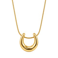 Lucky Curve Necklace — Studio view