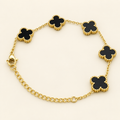 Midnight Clover Bracelet — Studio view