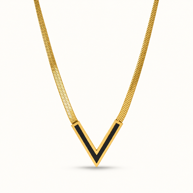 Midnight V Necklace