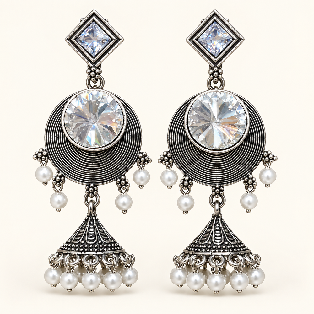 Moonlit Jhumka Earrings