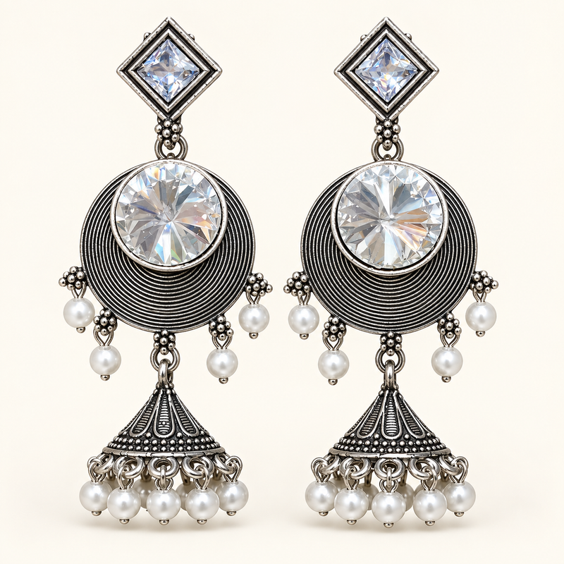 Moonlit Jhumka Earrings
