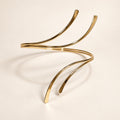 Orbit Line Arm Cuff — Studio view