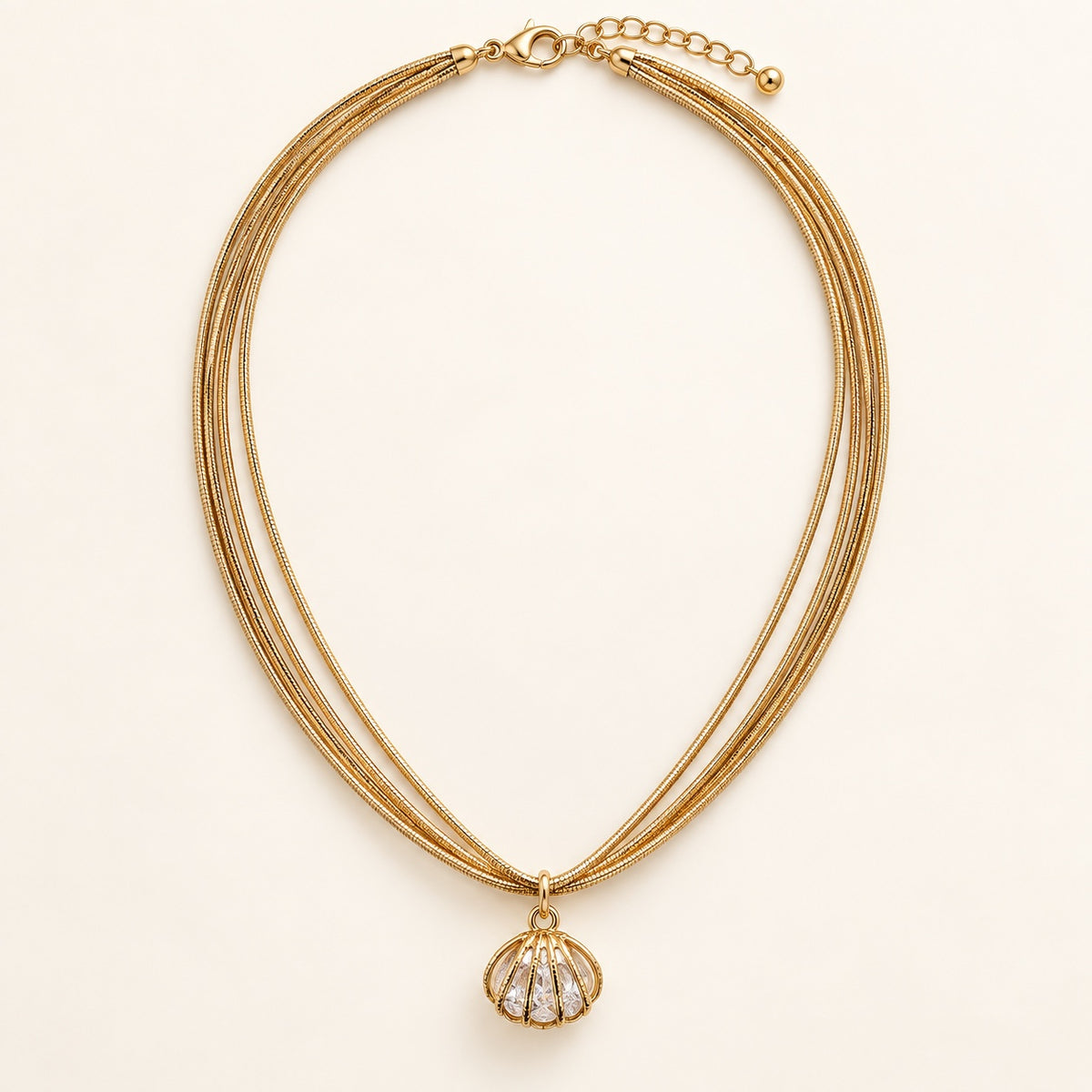 Sea Whisper Necklace — Studio view