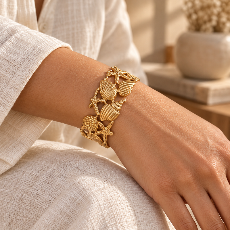 Seaside Cuff — Lifestyle view