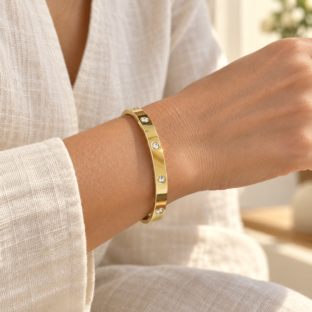 Starlight Bangle — Lifestyle view